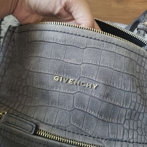 Givenchy Croc-Embossed Mini Pandora & Wallet